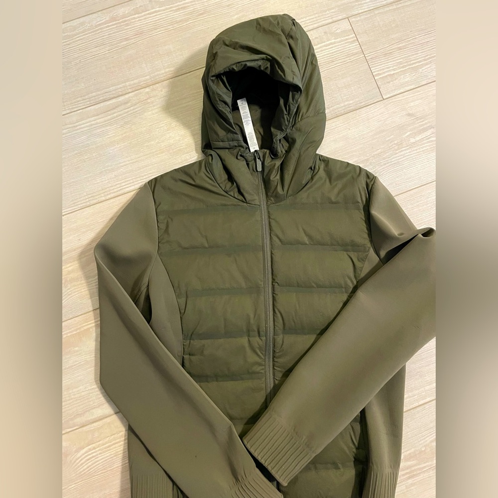 Lululemon Down and Around hooded, insulated jacket